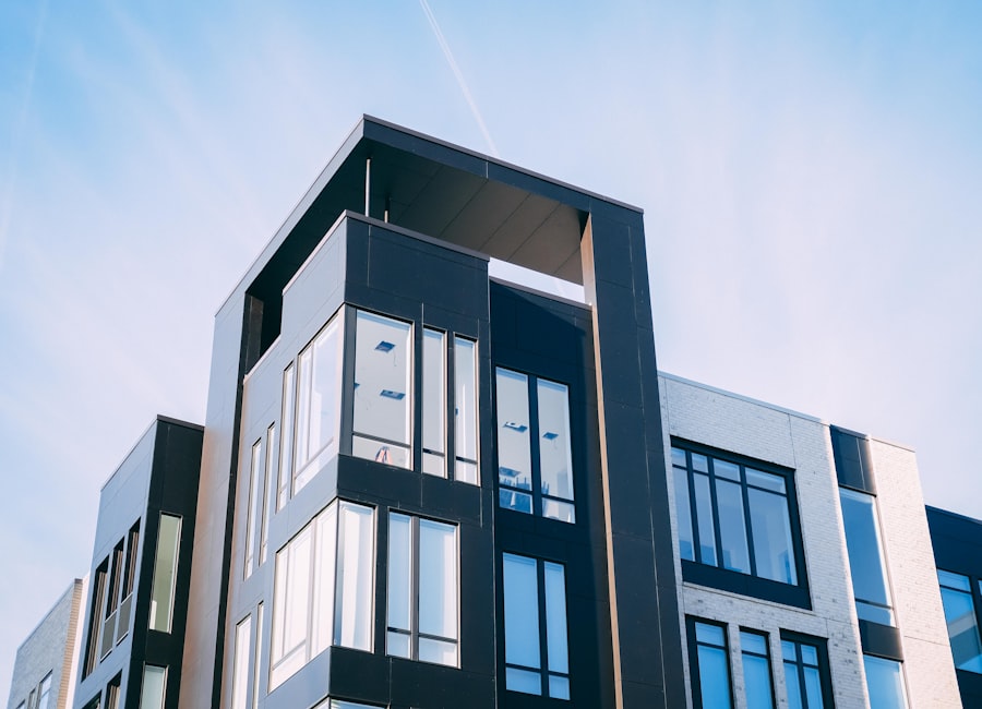 Immeuble moderne d'un acteur de l'immobilier